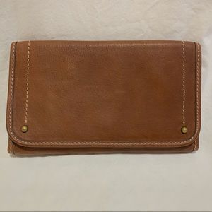 BANANA REPUBLIC Ashbury Wallet Brown Leather